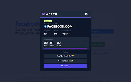 Worth: Time Well Spent screenshot 1