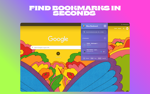 Wow Bookmark screenshot 1