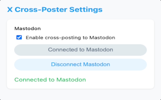 X-CrossPost screenshot 1