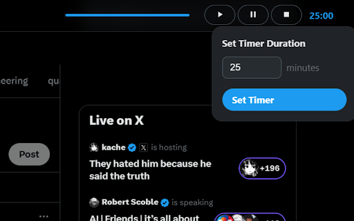 X Daily Stats screenshot 1