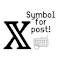 X Symbol in your posts! logo