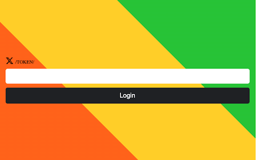 X Token Login screenshot 1