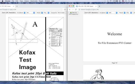 XPS, PDF, TIFF, CBZ Viewer screenshot 1