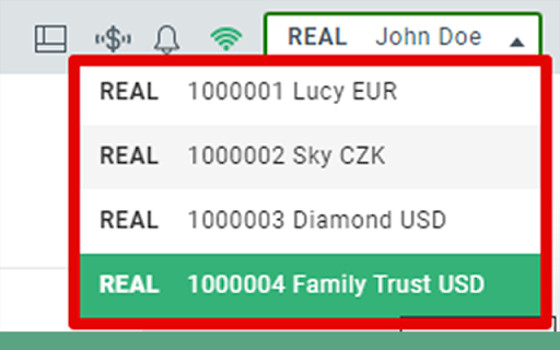 XTB custom filters screenshot 1