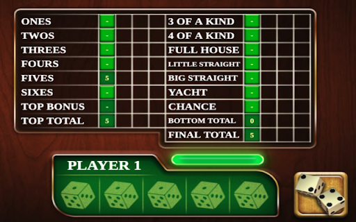 yahtzee screenshot 1