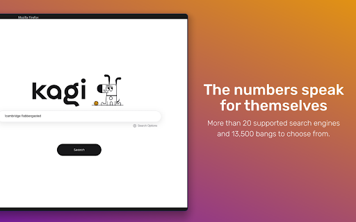 Yang! - Yet Another Bangs anywhere extension screenshot 1