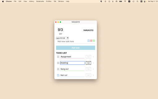YARUKOTO screenshot 1