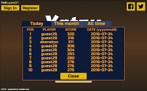 Yatzy Solitaire by ludado.com screenshot 1