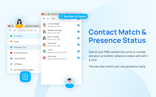 Yeastar Linkus for Google screenshot 1