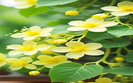 Yellow Apricot Flower Wallpaper screenshot 1