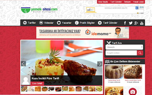 Yemek-sitesi.com screenshot 1