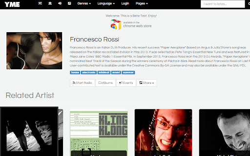 YME - Watch and Listen Music screenshot 1
