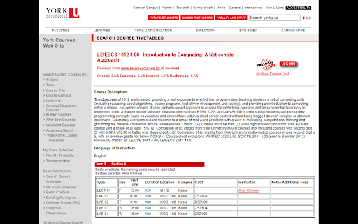 YorkRMC screenshot 1