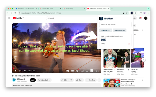 YouMark - YouTube Video Clip Saver & Bookmark Manager screenshot 1