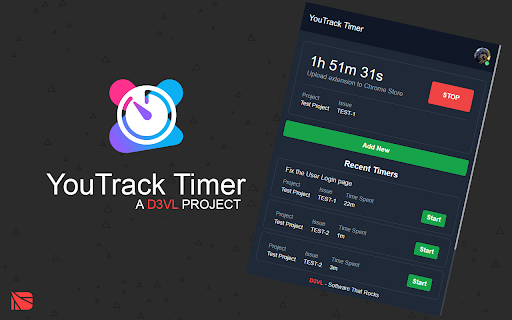 YouTrack Timer screenshot 1