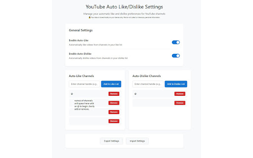 YouTube Auto Like/Dislike screenshot 1