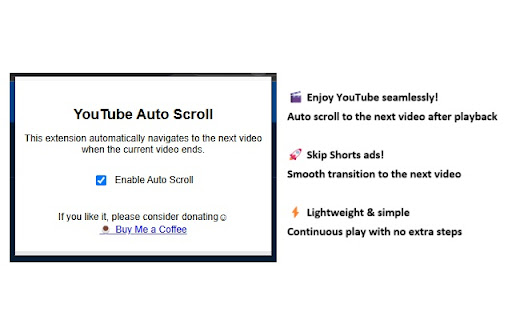 YouTube Auto Scroll screenshot 1