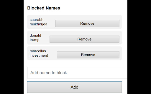 YouTube Block Name Filter screenshot 1