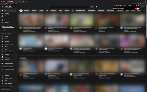 YouTube Blur screenshot 1