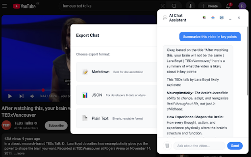 YouTube Chat Assistant (Smart Edition) screenshot 1