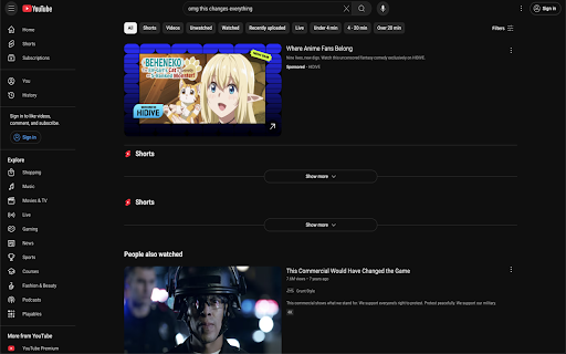 YouTube ClickBait Filter screenshot 1