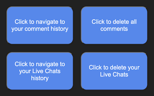 YouTube Comment Deleter screenshot 1