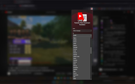 YouTube Livestream Chat Translator screenshot 1