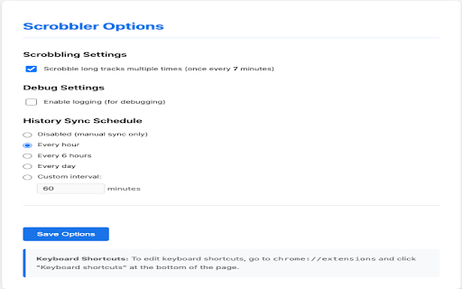YouTube Music Last.fm Scrobbler screenshot 1