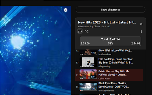 YouTube Playlist Duration bar screenshot 1