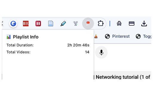 YouTube Playlist Duration Calculator screenshot 1