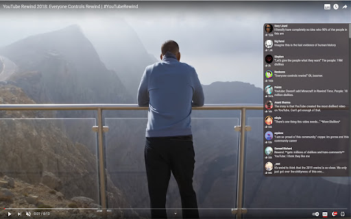 Youtube Popup Comments screenshot 1