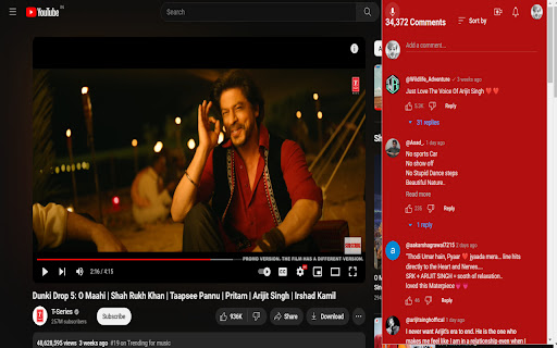 Youtube Right Side Comments screenshot 1