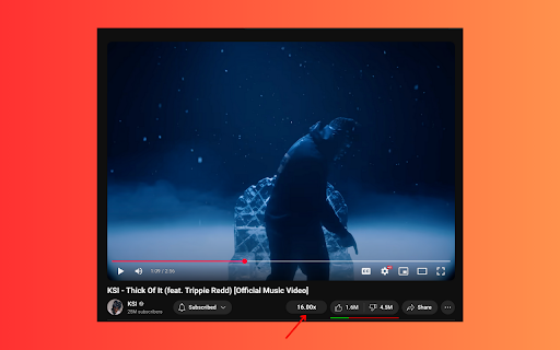 YouTube Speed Controller screenshot 1