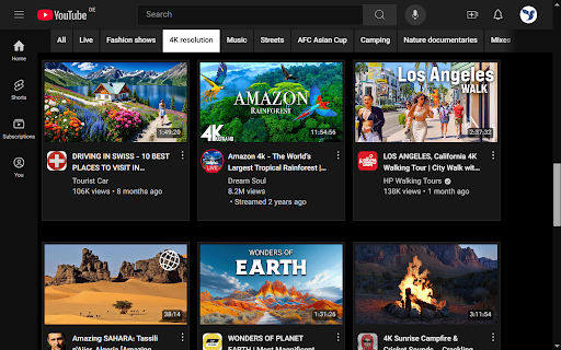 YouTube Theme Vision screenshot 1