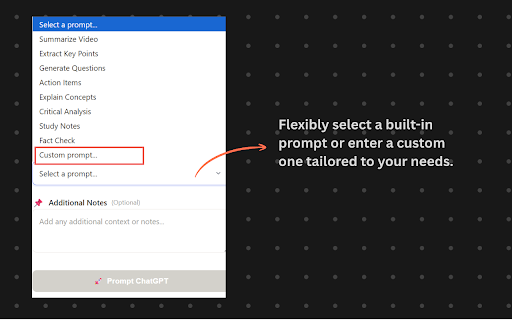 YouTube to ChatGPT screenshot 1