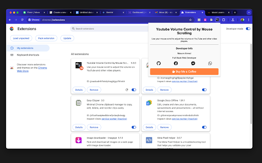 YouTube Volume Control by Mouse Scrolling screenshot 1