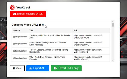 YouXtract screenshot 1