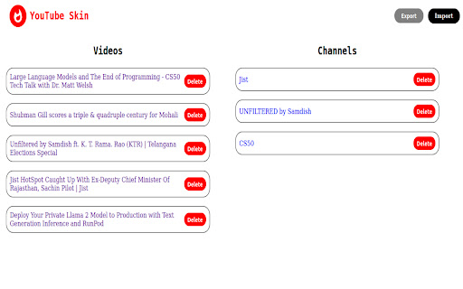 YT Skin screenshot 1