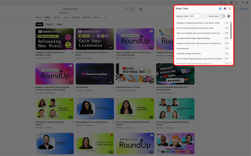 YT Title Scraper screenshot 1