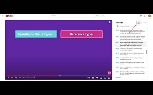 YT Transcript Downloader screenshot 1