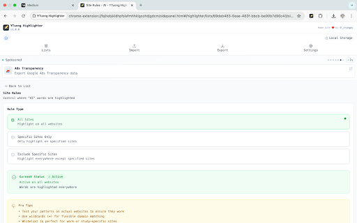 YTuong Highlighter screenshot 1