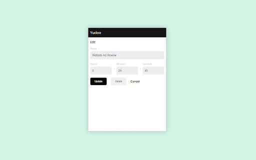 Yudoo - Time Tracker screenshot 1