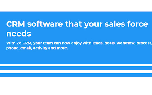 Ze Crm Chrome Extension screenshot 1