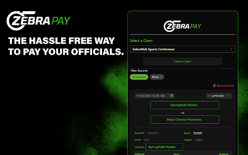 ZebraPay Extension screenshot 1