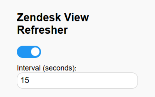 Zendesk View Refresher screenshot 1