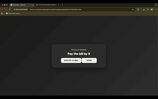 Zercuse Reminders screenshot 1