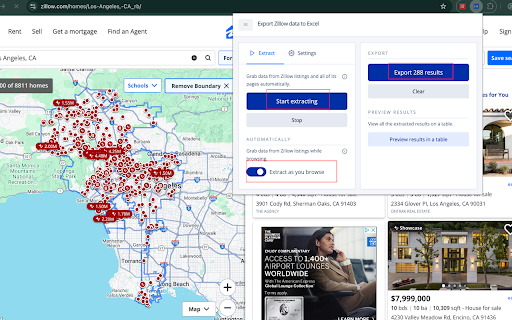 Zillow Data Exporter screenshot 1