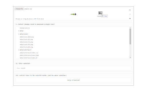 ZIP Reader screenshot 1