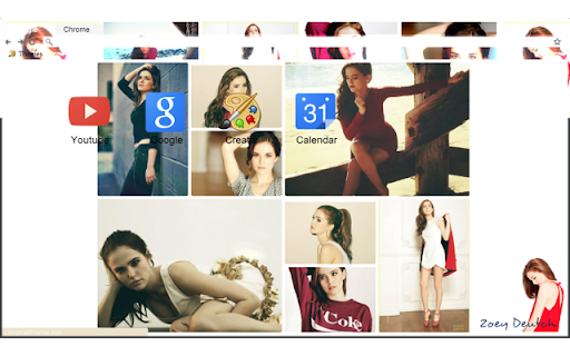 Zoey Deutch Cream screenshot 1