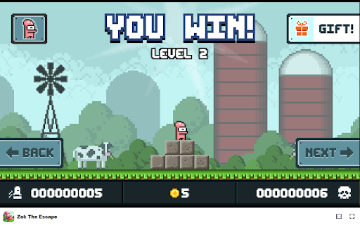 ZOI: The Escape Game - Help Zoi jump to the top and return home! screenshot 1